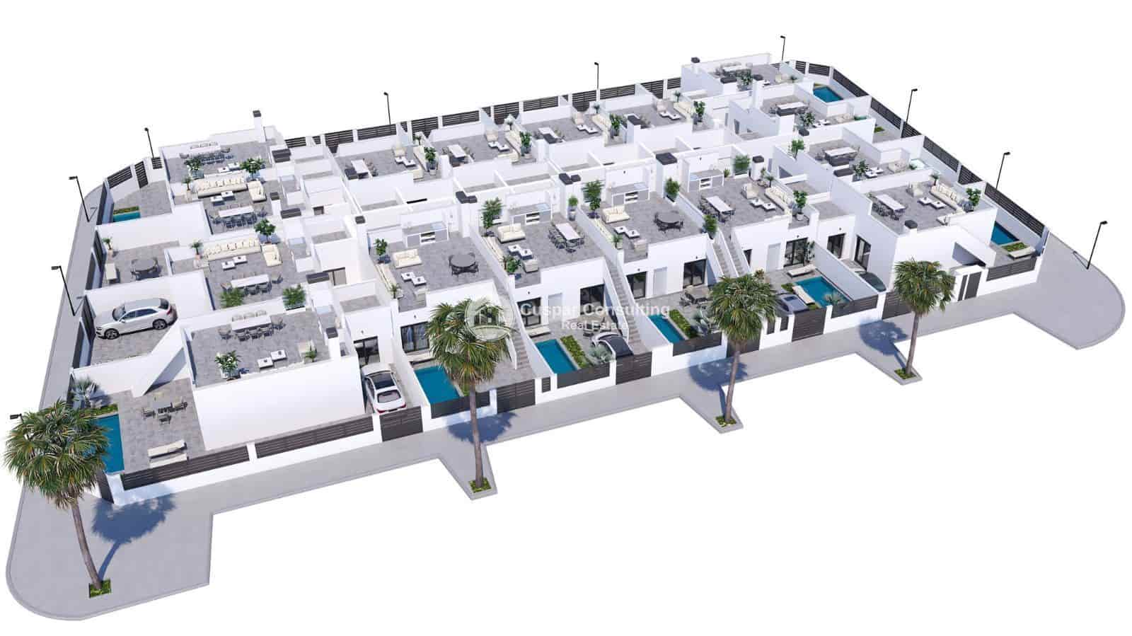 2 chambre Maison de Ville à vendre à Roldan avec piscine garage - 259 900 € (Ref: 9797991)