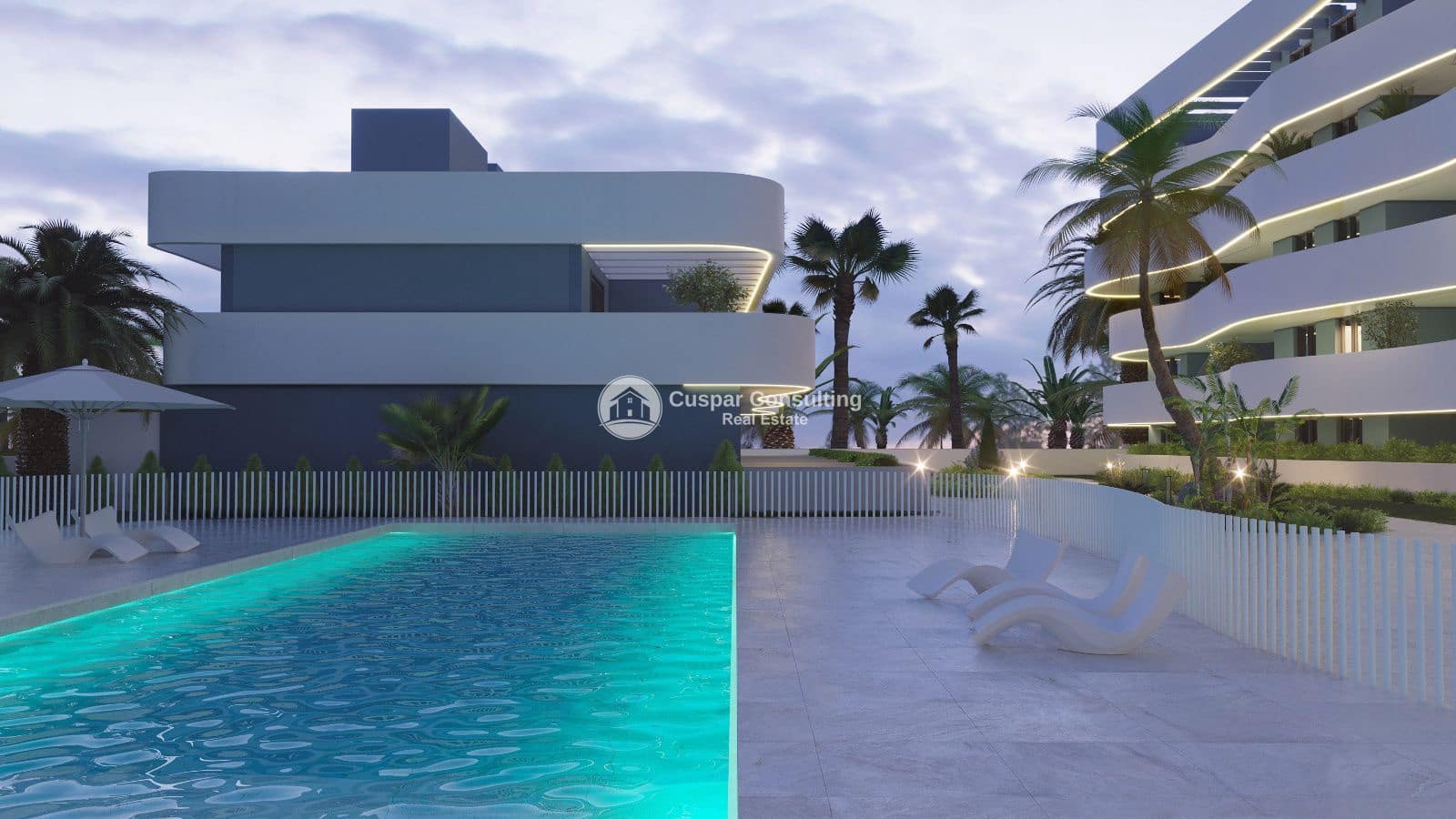 2 chambre Penthouse à vendre à Guardamar del Segura avec piscine garage - 375 000 € (Ref: 9802677)