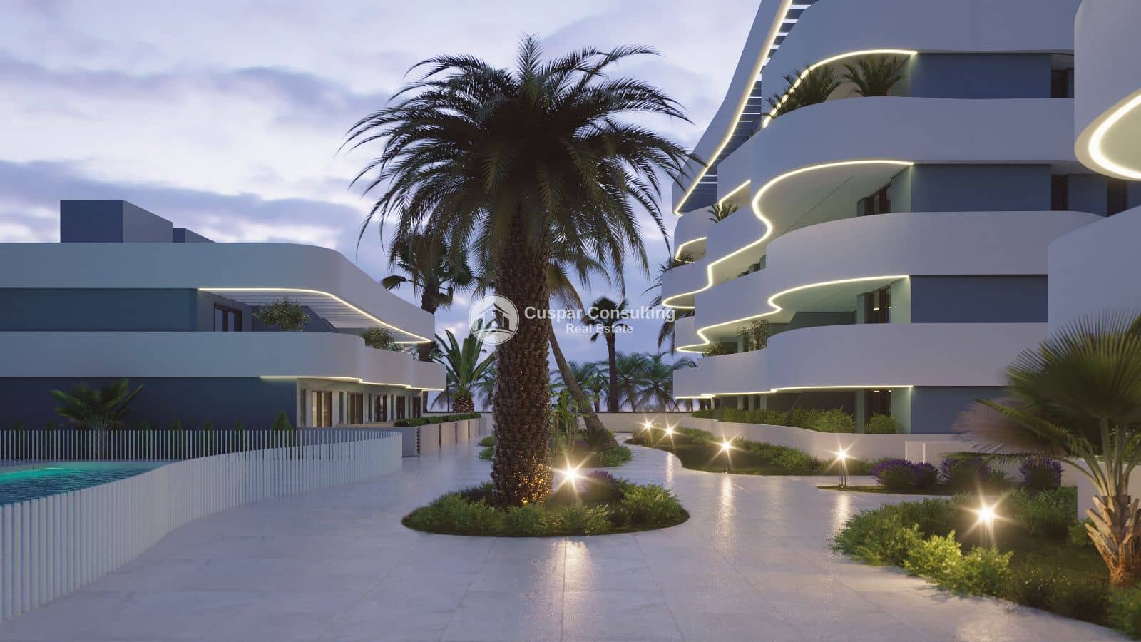 2 chambre Penthouse à vendre à Guardamar del Segura avec piscine garage - 375 000 € (Ref: 9802677)