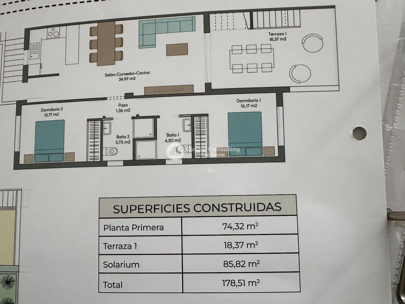 2 camera da letto Attico in vendita in Torrevieja con piscina garage - 359.900 € (Rif: 9879894)