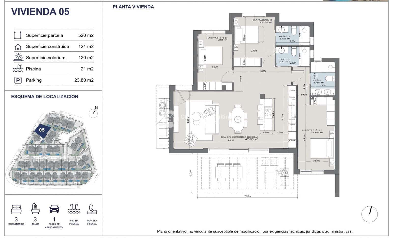 3 makuuhuone Huvila myytävänä paikassa Muchamiel / Mutxamel mukana uima-altaan 
autotalli - 595 000 € (Ref: 9902369)
