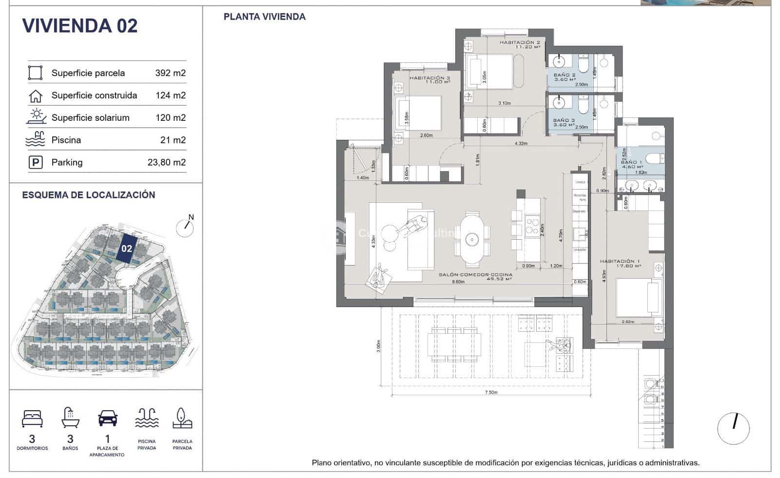 3 makuuhuone Huvila myytävänä paikassa Muchamiel / Mutxamel mukana uima-altaan 
autotalli - 595 000 € (Ref: 9902369)