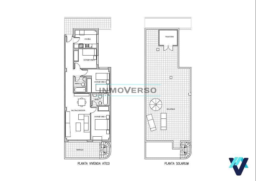 Ático de 3 habitaciones en La Cala del Moral en venta con piscina garaje - 442.000 € (Ref: 9674164)