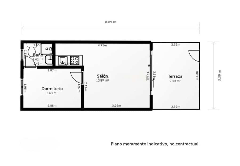 1 sypialnia Apartament na sprzedaż w Miasto Malaga - 290 000 € (Ref: 9927367)