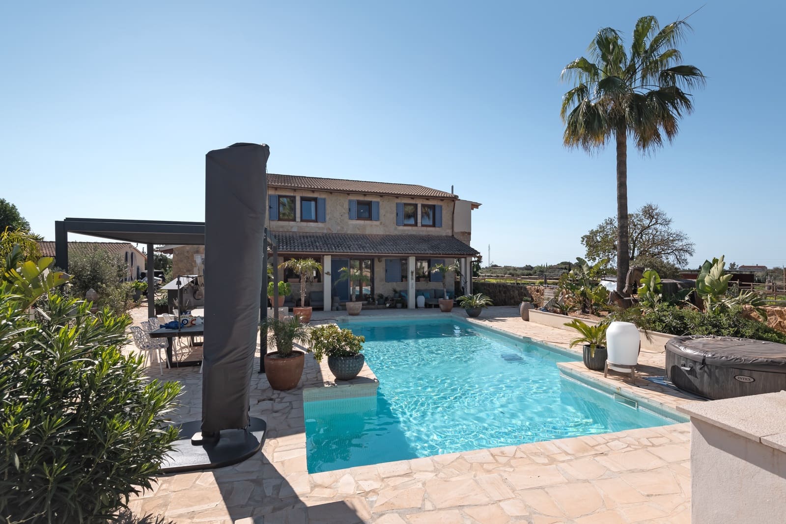 5 sovrum Finca/Hus på landet till salu i Llucmajor med pool garage - 2 200 000 € (Ref: 9135097)