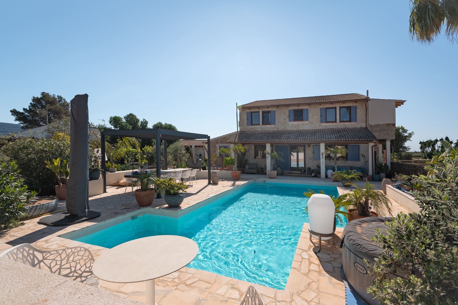 5 sovrum Finca/Hus på landet till salu i Llucmajor med pool garage - 2 200 000 € (Ref: 9135097)