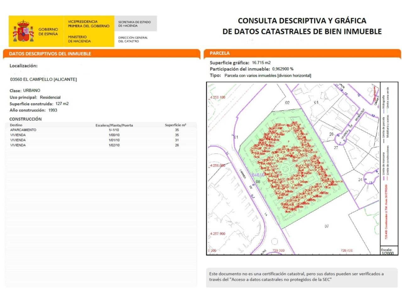 3 bedroom Townhouse for sale in El Campello with garage - € 269,000 (Ref: 7351451)