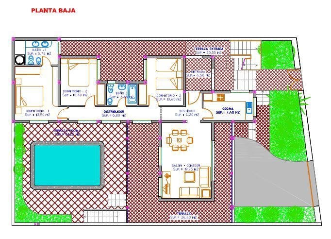 3 soveværelse Villa til salg i Costa de Antigua med swimmingpool garage - € 365.000 (Ref: 9620788)