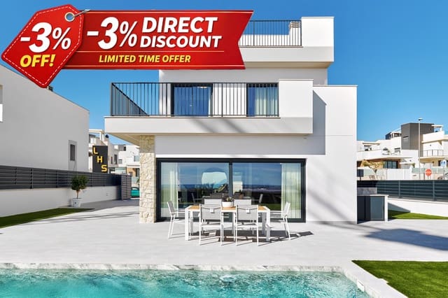 3 sypialnia Willa na sprzedaż w San Miguel de Salinas z basenem garażem - 649 000 € (Ref: 8299595)