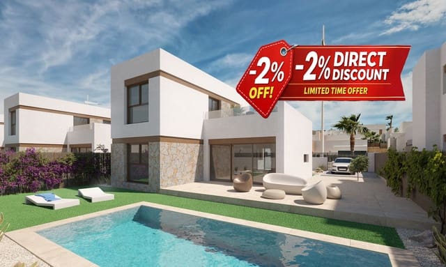 3 sypialnia Willa na sprzedaż w Algorfa z basenem garażem - 478 000 € (Ref: 8498319)