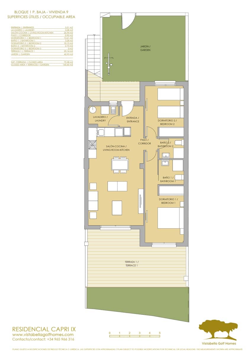 2 soverom Leilighet til salgs i Vistabella med svømmebasseng garasje - € 239 900 (Ref: 9413051)