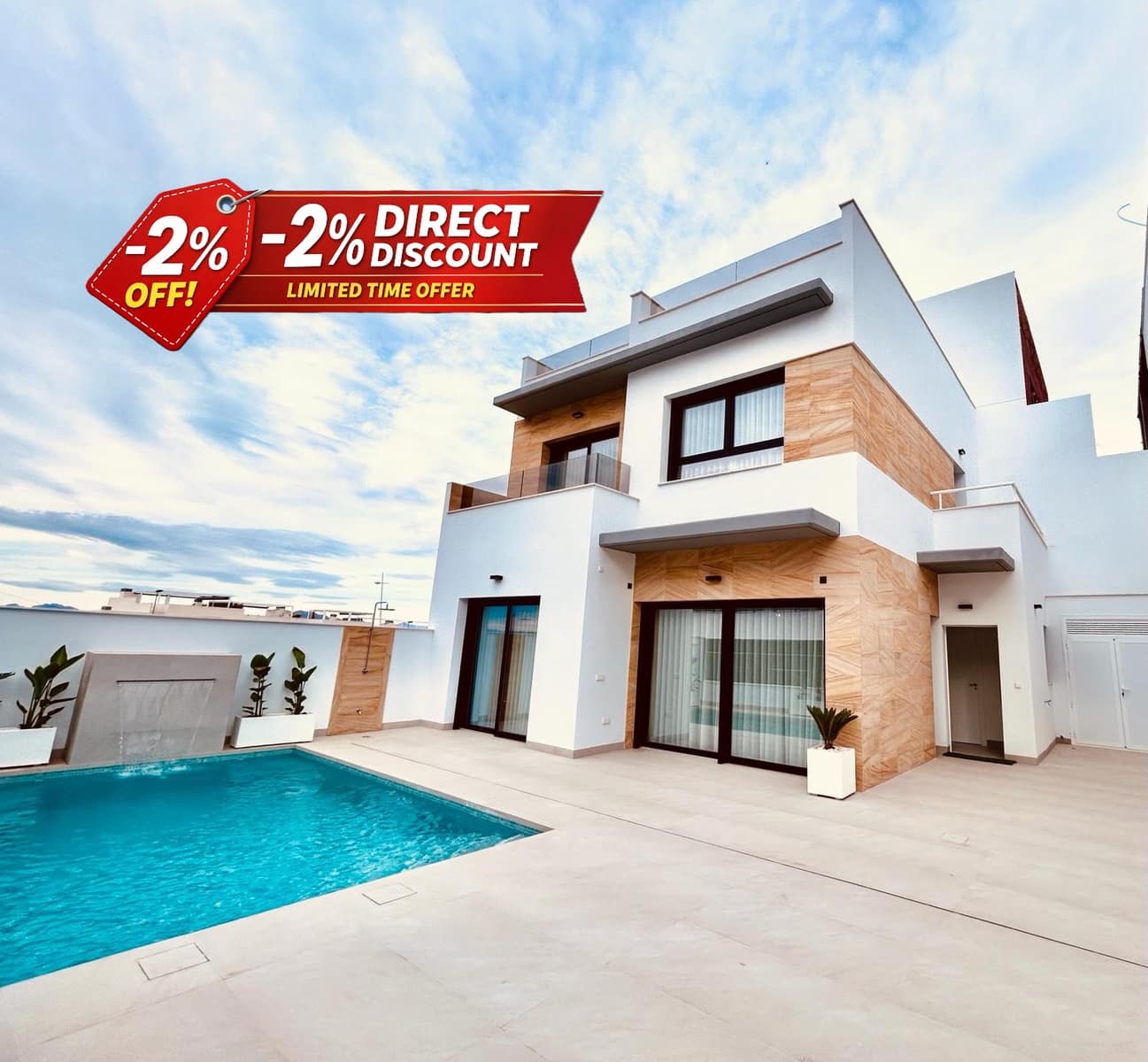 3 sypialnia Willa na sprzedaż w Benijofar z basenem garażem - 465 000 € (Ref: 9784277)