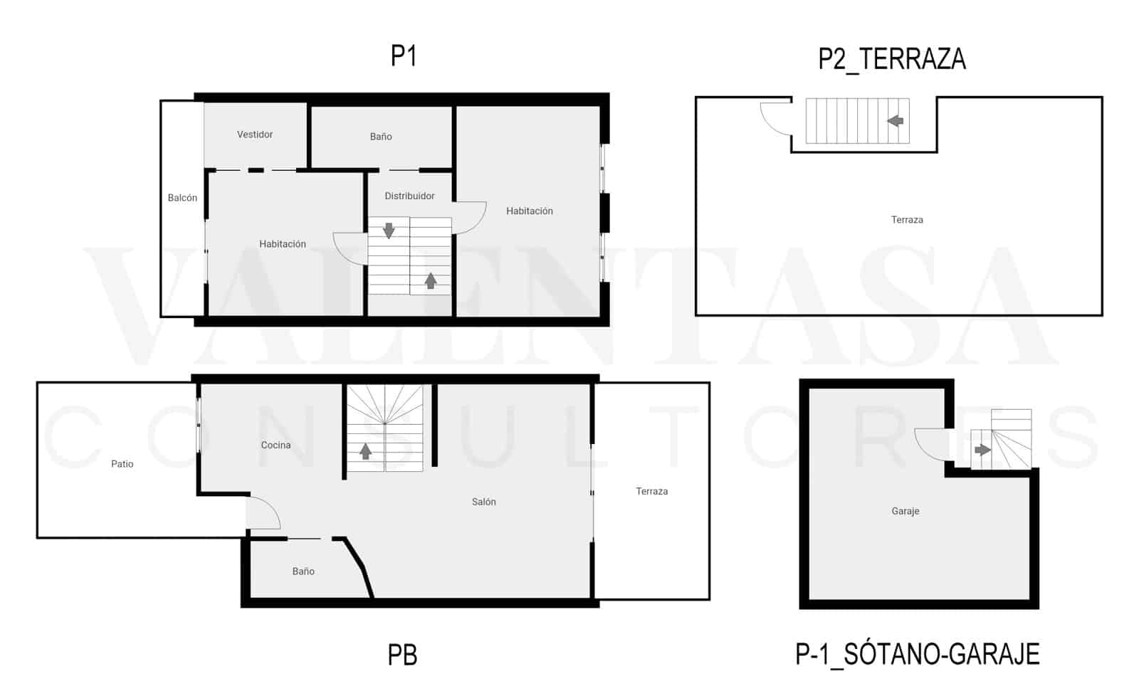 2 chambre Villa/Maison Mitoyenne à vendre à Chiva avec piscine garage - 257 000 € (Ref: 9626494)