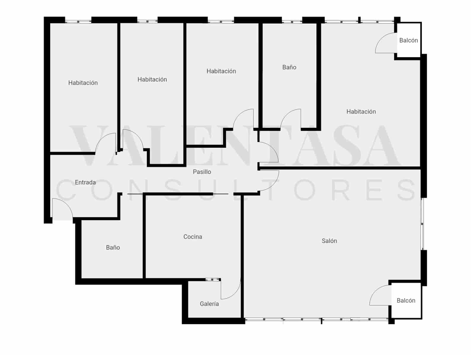4 makuuhuone Asunto myytävänä paikassa Valencia kaupunki mukana 
autotalli - 670 000 € (Ref: 9626496)