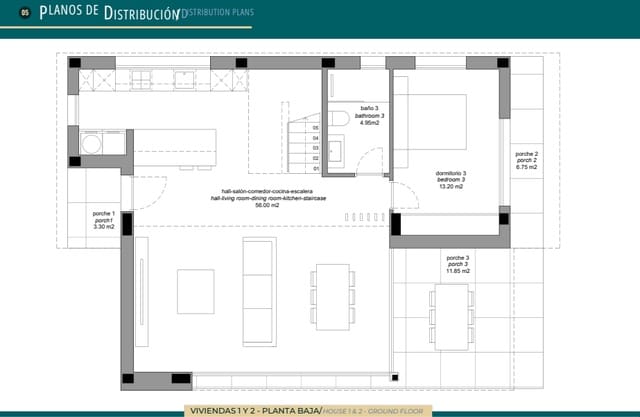 3 sypialnia Willa na sprzedaż w Balcón de Finestrat - Terra Marina, Finestrat z basenem garażem - 849 000 € (Ref: 9650242)