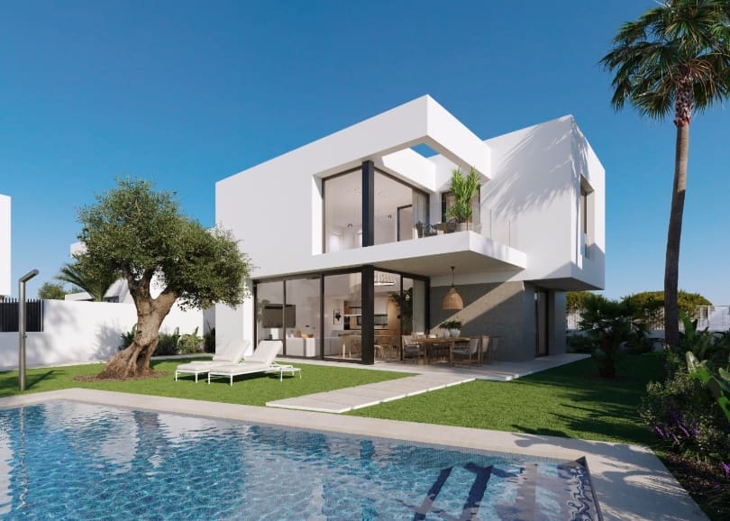 3 sypialnia Willa na sprzedaż w Finestrat z basenem garażem - 849 000 € (Ref: 9650242)