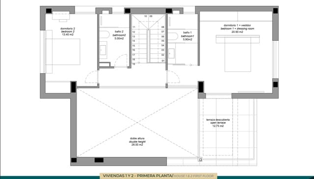 3 sypialnia Willa na sprzedaż w Balcón de Finestrat - Terra Marina, Finestrat z basenem garażem - 849 000 € (Ref: 9650242)