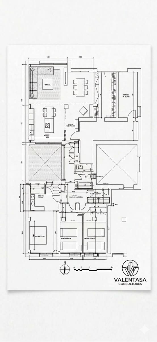 4 sovrum Lägenhet till salu i Valencia stad med garage - 1 080 000 € (Ref: 9669698)