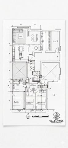 4 sypialnia Mieszkanie na sprzedaż w Exposicio, Miasto Walencja z garażem - 1 080 000 € (Ref: 9669698)