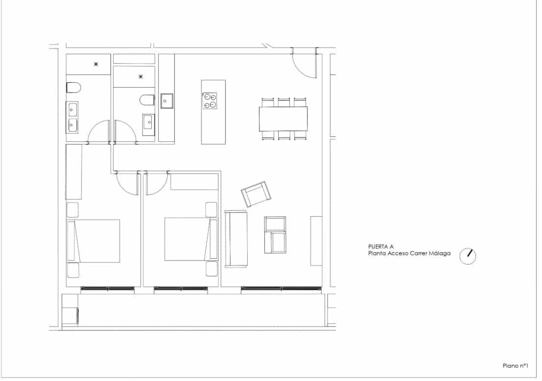 2 soveværelse Strandlejlighed til salg i Calpe / Calp med swimmingpool garage - € 330.000 (Ref: 9702443)