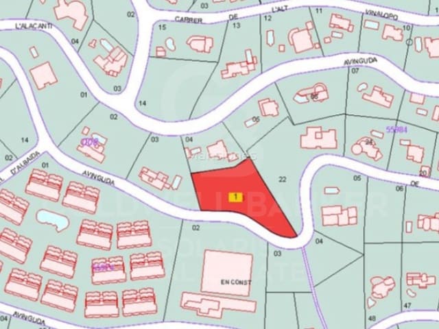 Bouwgrond te koop in Pedreguer - € 280.000 (Ref: 9114431)