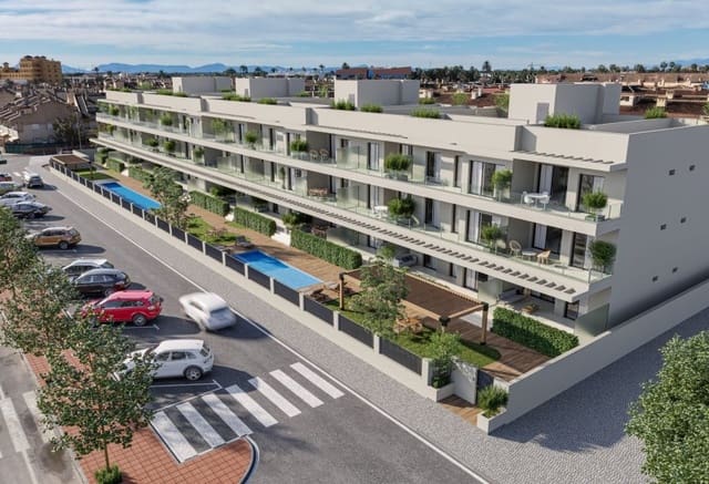 3 bedroom Beach Apartment for sale in Los Narejos - Punta Calera, Los Alcázares with pool - € 359,000 (Ref: 10029030)