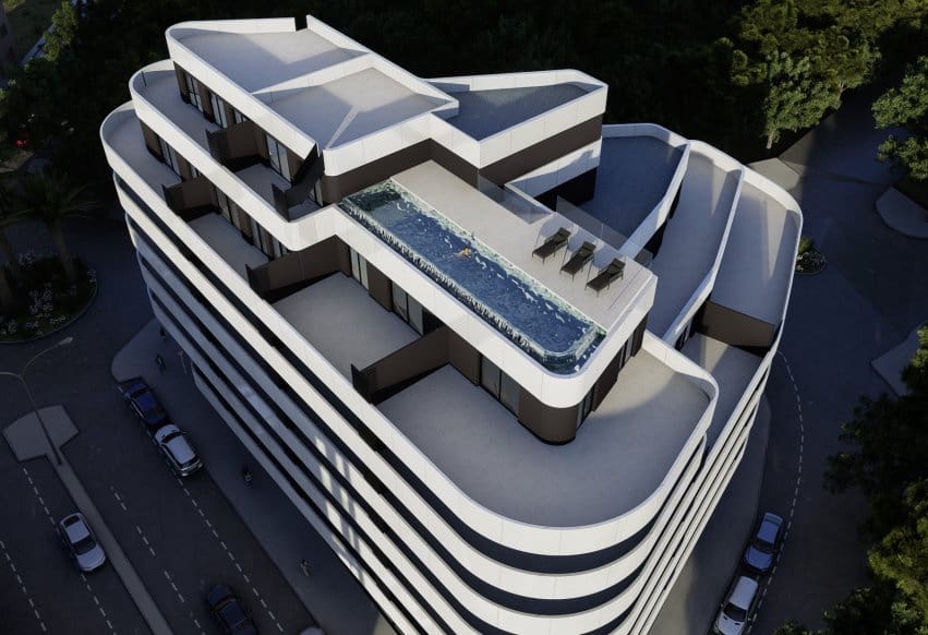 2 chambre Penthouse à vendre à Calpe / Calp avec piscine - 838 121 € (Ref: 10046363)