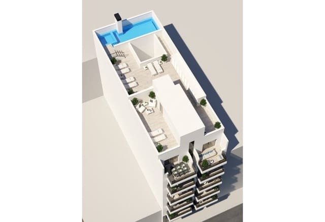 3 Zimmer Apartment zu verkaufen in Playa del Cura, Torrevieja mit Pool - 309.000 € (Ref: 10046365)