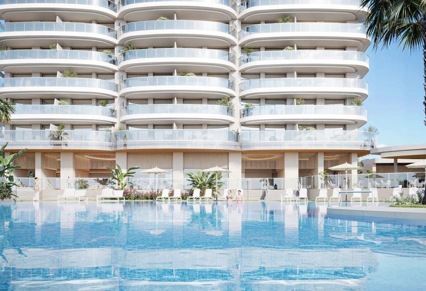2 sypialnia Apartament na sprzedaż w Benidorm z basenem - 881 000 € (Ref: 10082217)