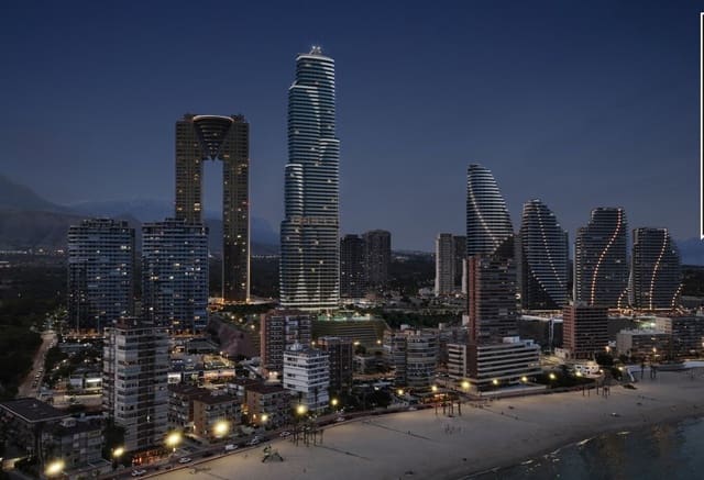 2 sypialnia Apartament na sprzedaż w Playa Poniente, Benidorm z basenem - 881 000 € (Ref: 10082217)