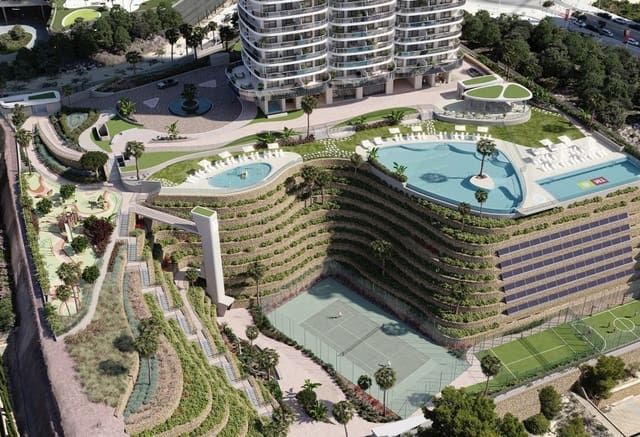 2 soveværelse Lejlighed til salg i Playa Poniente, Benidorm med swimmingpool - € 881.000 (Ref: 10082217)