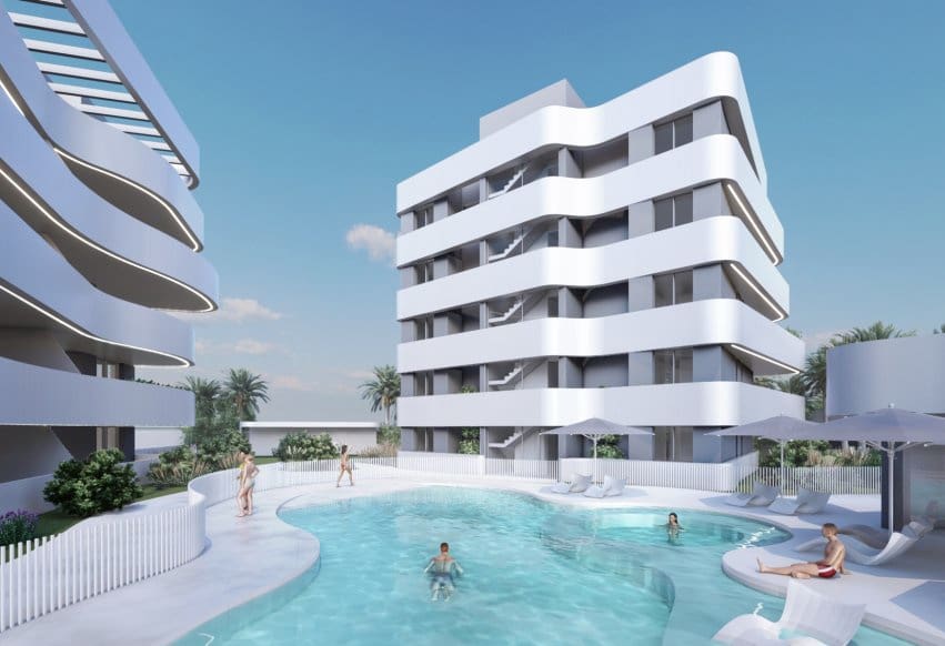 2 soveværelse Lejlighed til salg i Guardamar del Segura med swimmingpool - € 299.000 (Ref: 10120562)