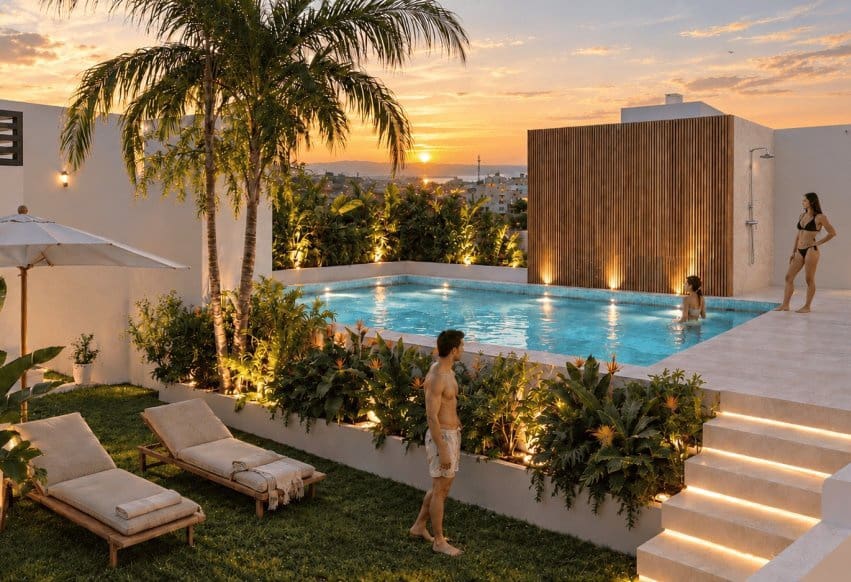2 sovrum Takvåning till salu i Santa Pola med pool - 385 000 € (Ref: 10153321)