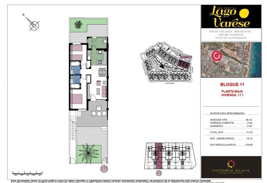 2 soveværelse Lejlighed til salg i Pilar de la Horadada med swimmingpool - € 299.000 (Ref: 8544115)