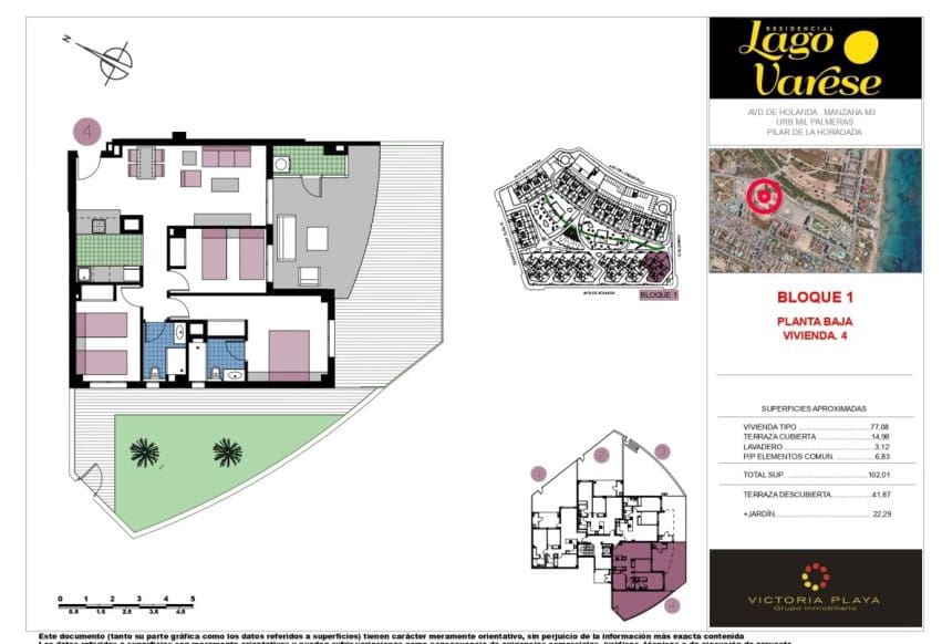 2 soveværelse Lejlighed til salg i Pilar de la Horadada med swimmingpool - € 299.000 (Ref: 8544115)