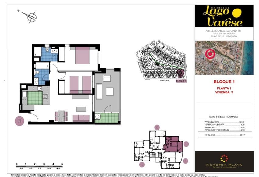2 soveværelse Lejlighed til salg i Pilar de la Horadada med swimmingpool - € 299.000 (Ref: 8544115)