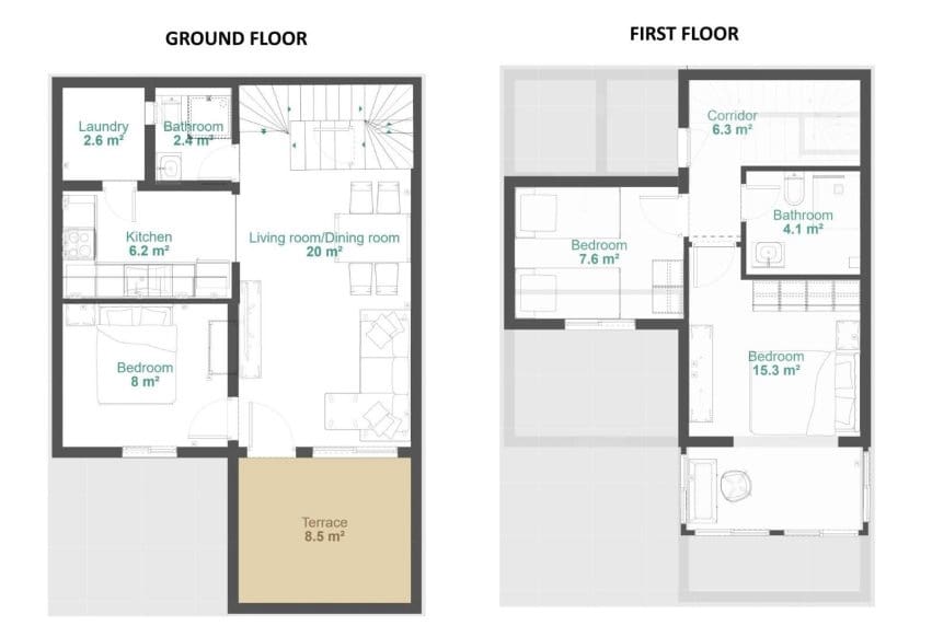 3 sypialnia Dom na sprzedaż w Orihuela z basenem - 279 000 € (Ref: 9278611)