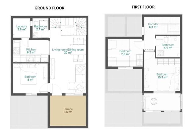 3 chambre Maison de Ville à vendre à Los Balcones - Los Altos, Orihuela avec piscine - 268 799 € (Ref: 9278611)