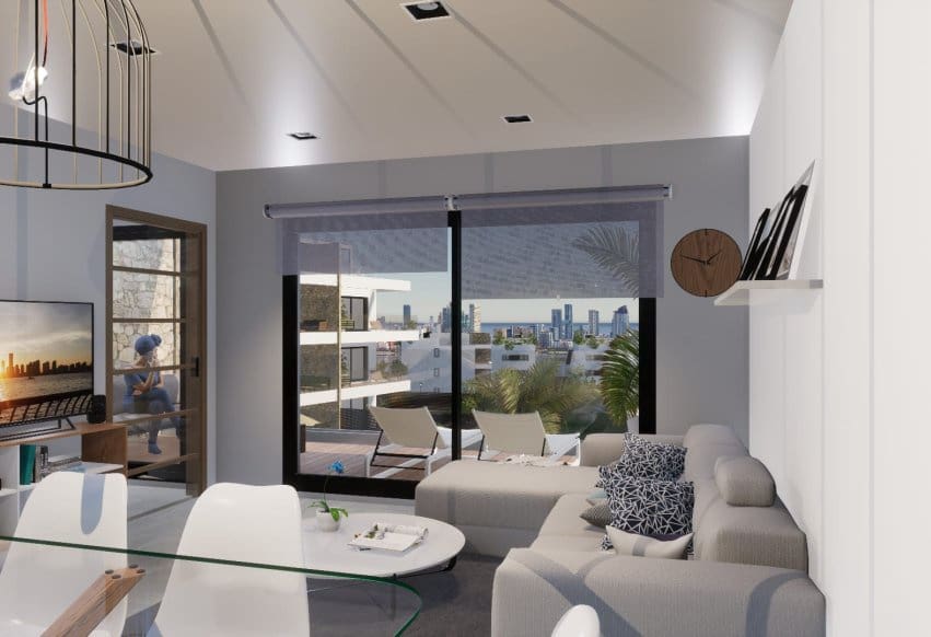 2 bedroom Apartment for sale in Finestrat with pool - € 425,000 (Ref: 9278634)