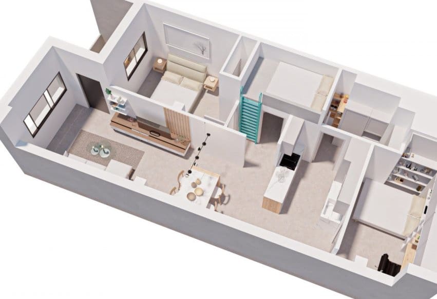 2 bedroom Apartment for sale in Pilar de la Horadada - € 137,000 (Ref: 9293742)