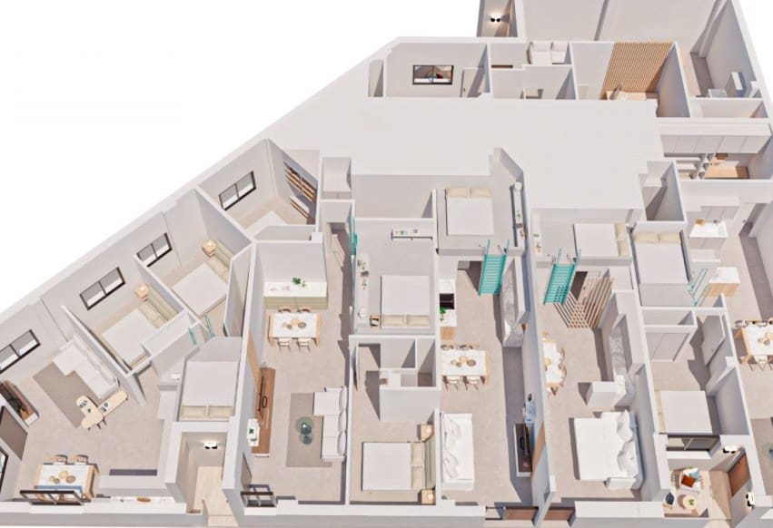 2 Zimmer Apartment zu verkaufen in Pilar de la Horadada - 137.000 € (Ref: 9293746)