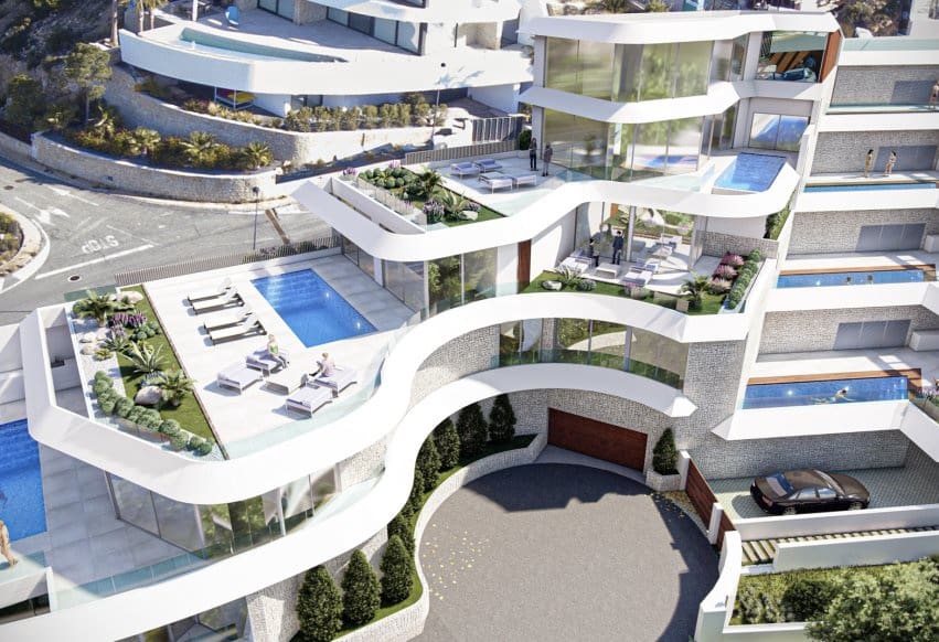 Chalet de 3 habitaciones en Calpe / Calp en venta con piscina - 1.200.000 € (Ref: 9293779)