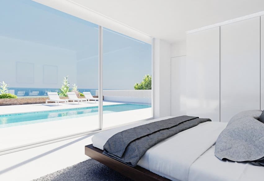 Chalet de 3 habitaciones en Calpe / Calp en venta con piscina - 1.200.000 € (Ref: 9293779)