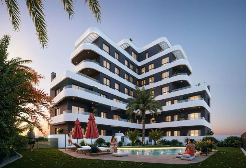 2 soveværelse Lejlighed til salg i Guardamar del Segura med swimmingpool - € 290.000 (Ref: 9293781)