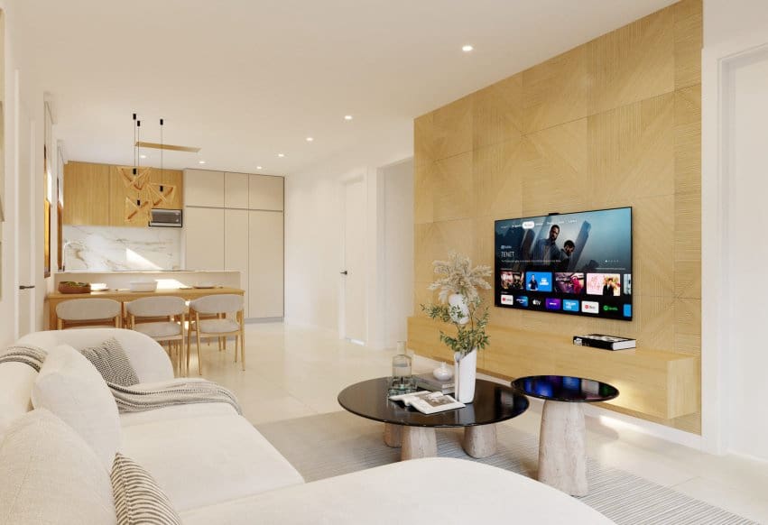 3 makuuhuone Rivitalo myytävänä paikassa Orihuela Costa mukana uima-altaan - 299 000 € (Ref: 9360915)