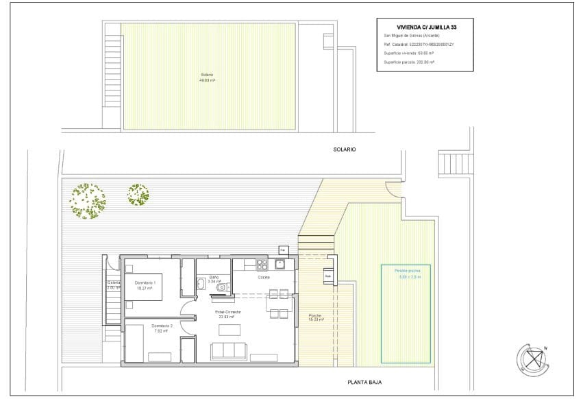 2 soveværelse Bungalow til salg i Villamartin - € 199.000 (Ref: 9564182)
