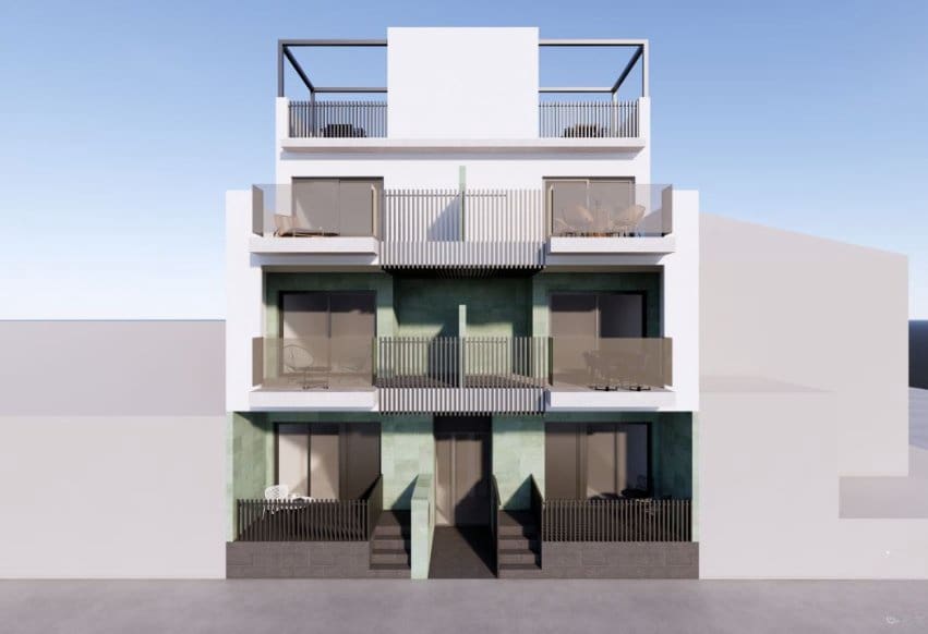 2 camera da letto Appartamento sulla Spiaggia in vendita in Torre de la Horadada con piscina - 295.900 € (Rif: 9598359)