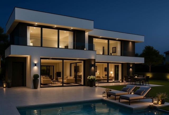 Chalet de 5 habitaciones en Punta Prima, Torrevieja en venta con piscina - 3.900.000 € (Ref: 9802841)