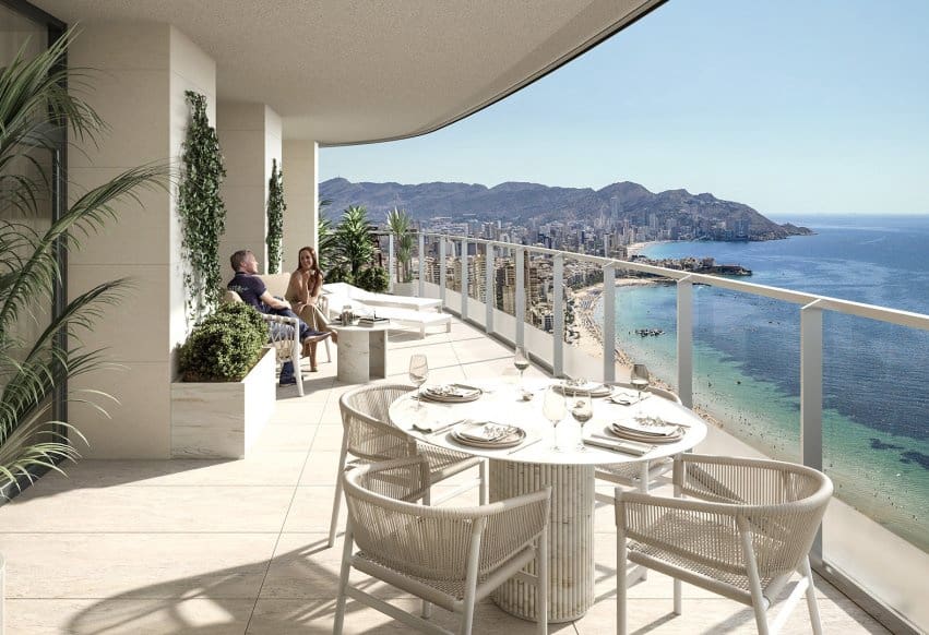 2 camera da letto Appartamento in vendita in Benidorm con piscina - 849.000 € (Rif: 9932187)