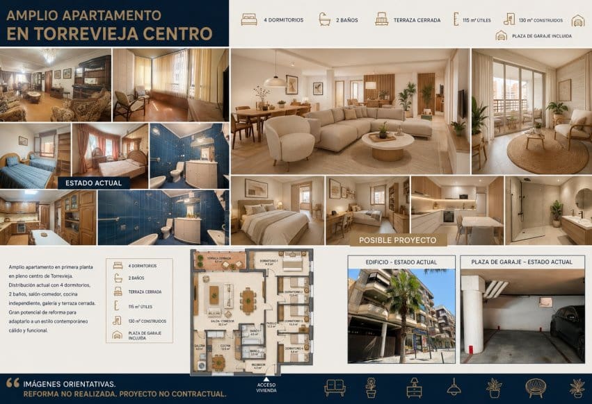 4 Zimmer Apartment zu verkaufen in Torrevieja - 255.000 € (Ref: 9979412)